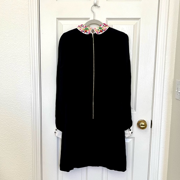 Vintage kate spade Dress / Carson Dress with Beaded Peter-Pan Collar - Picture 9 of 16